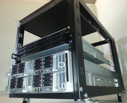 Data residency made easy Half rack with storage